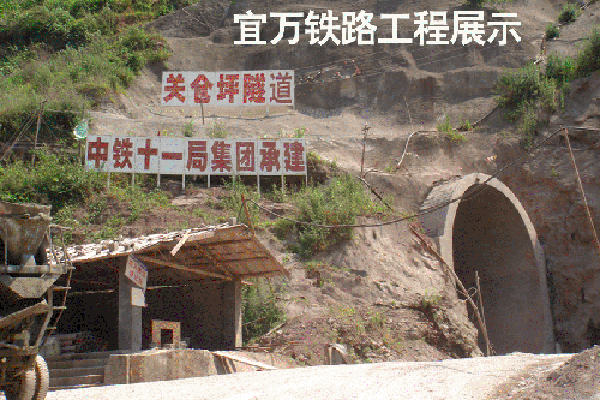 宜萬鐵路工程展示